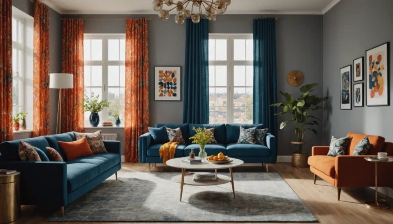 tendances rideaux 2023 pour le salon