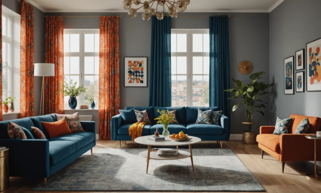 tendances rideaux 2023 pour le salon